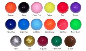 Chine boules de golf de couleur fournisseur