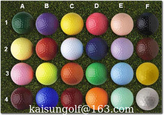 Chine boules de golf de gamme fournisseur