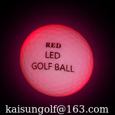 Chine Boule &amp;flashing menée rouge de boule de golf fournisseur