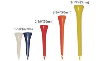 Chine tees de golf en plastique fournisseur