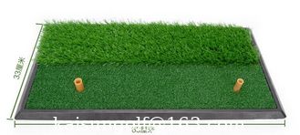 Chine Tapis de balançoire de golf double herbe tapis de déchiquetage tapis de pratique de golf d'intérieur tapis à double usage fournisseur