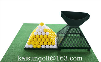 Chine Entonnoir chargé de tours du base-ball de code en métal de boule de golf de réalisateur de boule de code de pyramide d'équipement de golf fournisseur