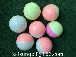 Chine deux couleurs boule de golf en cristal avec deux pièces fournisseur