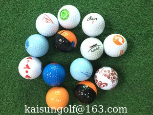 Chine boule de golf de logo (vous pouvez choisir votre de vouloir le logo de boule et d'ensemble sur eux) fournisseur