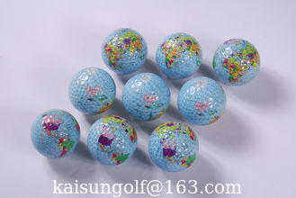 Chine balle de golf globe, balle de golf en terre avec balle de golf en deux pièces fournisseur