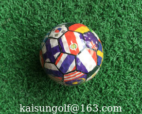 Chine balle de golf transparente avec drapeaux fournisseur