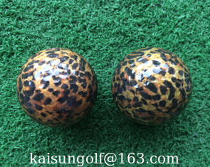 Chine boule de golf transparente avec le léopard, cooleye fournisseur