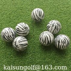 Chine balle de golf transparente avec Léopard, cooleye avec noir et blanc, balle de golf fournisseur