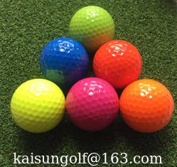 Chine couleur Range Ballons de golf avec deux pièces fournisseur