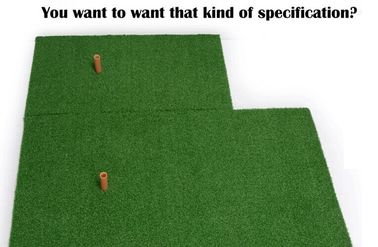 Le golf de pratique et le tapis de pratique fournisseur