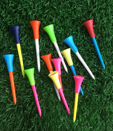 tee de golf en caoutchouc, tee de golf, tee de golf (tête en caoutchouc + arbre en plastique) fournisseur