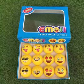 Boule de golf avec logo, boule emoji, balle de golf avec sourire, balle de golf cadeau, belle balle de golf, nouvelle balle de golf fournisseur