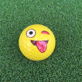 Boule de golf avec logo, boule emoji, balle de golf avec sourire, balle de golf cadeau, belle balle de golf, nouvelle balle de golf fournisseur