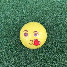 Boule de golf avec logo, boule emoji, balle de golf avec sourire, balle de golf cadeau, belle balle de golf, nouvelle balle de golf fournisseur