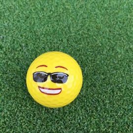 Boule de golf avec logo, boule emoji, balle de golf avec sourire, balle de golf cadeau, belle balle de golf, nouvelle balle de golf fournisseur