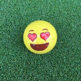 Boule de golf avec logo, boule emoji, balle de golf avec sourire, balle de golf cadeau, belle balle de golf, nouvelle balle de golf fournisseur