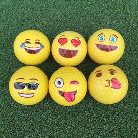 Boule de golf avec logo, boule emoji, balle de golf avec sourire, balle de golf cadeau, belle balle de golf, nouvelle balle de golf fournisseur
