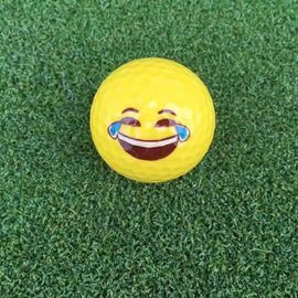 Boule de golf avec logo, boule emoji, balle de golf avec sourire, balle de golf cadeau, belle balle de golf, nouvelle balle de golf fournisseur