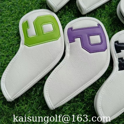 les headcovers de golf de headcover de golf de couverture de tête de fer repassent la couverture de golf de headcover fournisseur