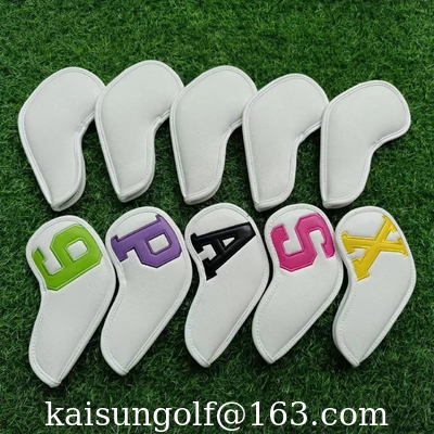 les headcovers de golf de headcover de golf de couverture de tête de fer repassent la couverture de golf de headcover fournisseur