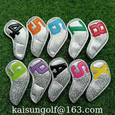 les headcovers de golf de headcover de golf de couverture de tête de fer repassent la couverture de golf de headcover fournisseur