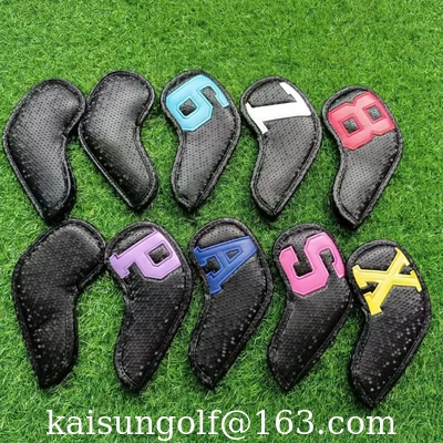 les headcovers de golf de headcover de golf de couverture de tête de fer repassent la couverture de golf de headcover fournisseur