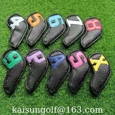 les headcovers de golf de headcover de golf de couverture de tête de fer repassent la couverture de golf de headcover fournisseur