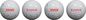 Balles de golf de gamme en deux pièces avec deux cordes, balles de golf de gamme, balle de golf de gamme avec deux pièces fournisseur