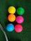 mini boule de golf de rebond de boule de golf basse avec deux morceaux de mini de golf de boule boule de putter mettant la boule fournisseur