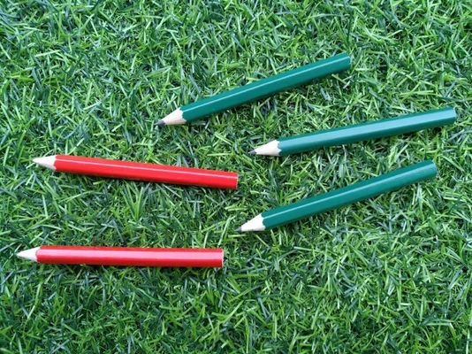 Le crayon de golf hexagonal, le crayon de golf hexagonal, le crayon de golf, l' eraser du crayon de bois, le crayon de golf en bois fournisseur