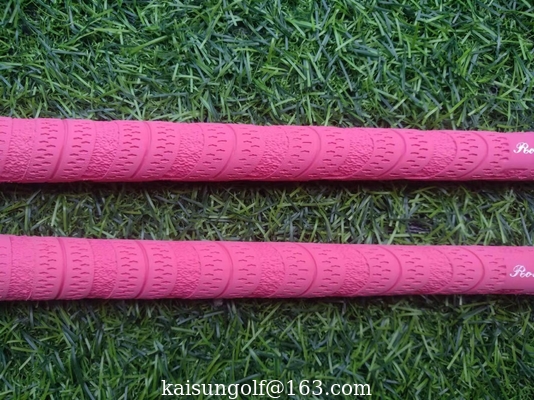 Une poignée de golf, une poignée de golf, une poignée en caoutchouc de golf, une poignée ronde, une poignée en fer blanc, une poignée en bâton de golf fournisseur